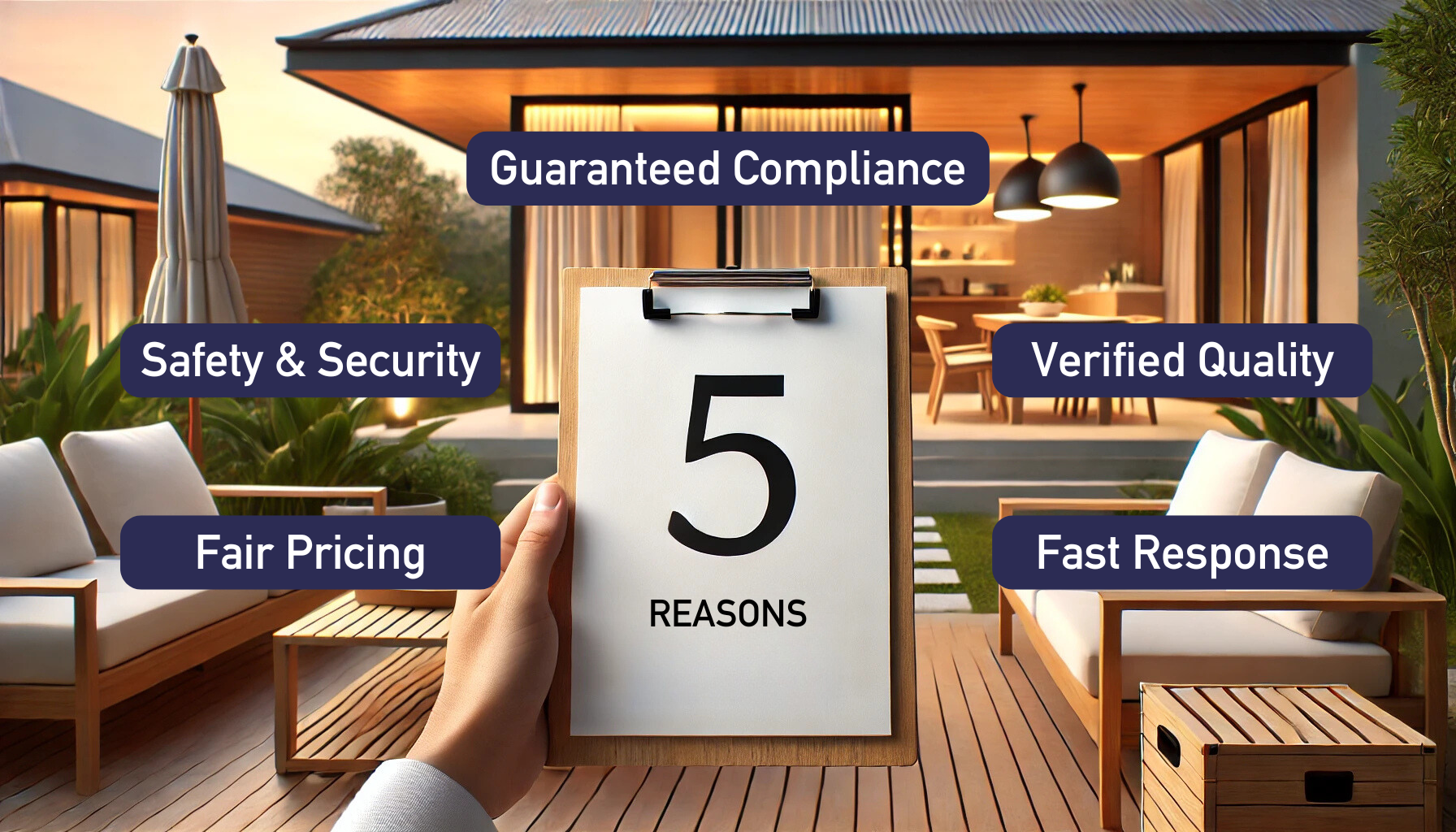 five reasons for renting vacation rentals only with professional property managers.